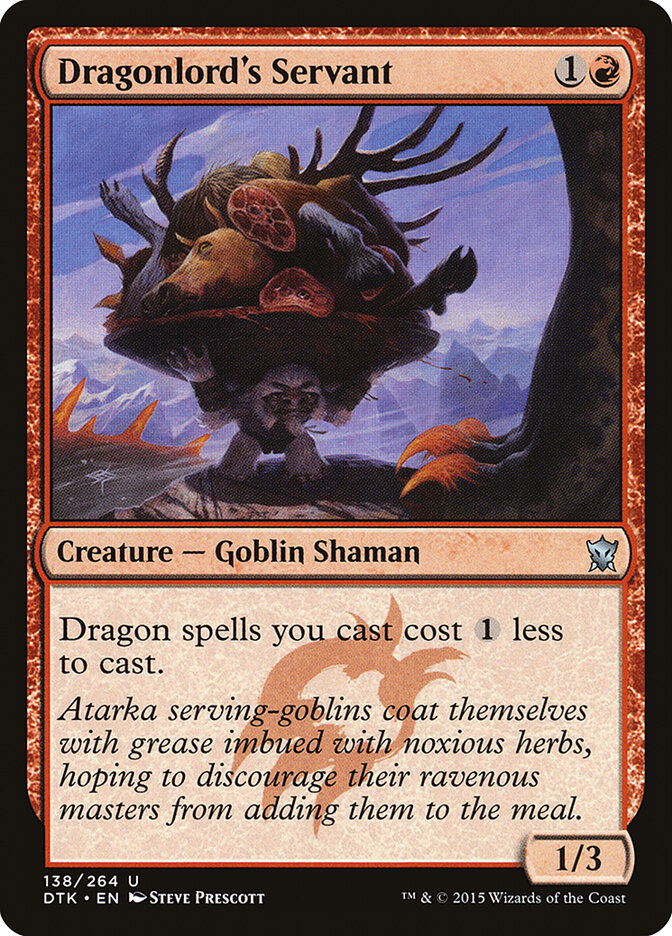 Dragonlord's Servant card front