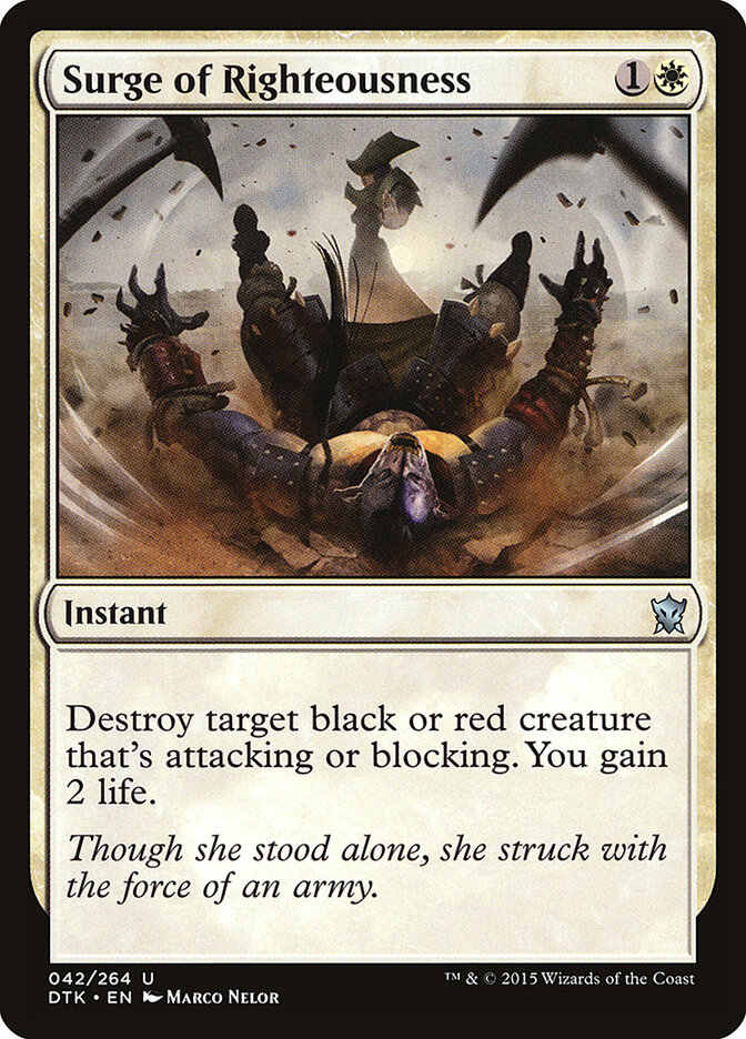 Surge of Righteousness card front