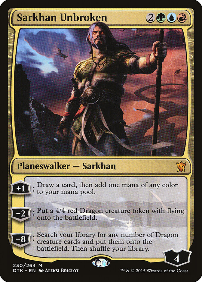Sarkhan Unbroken card front