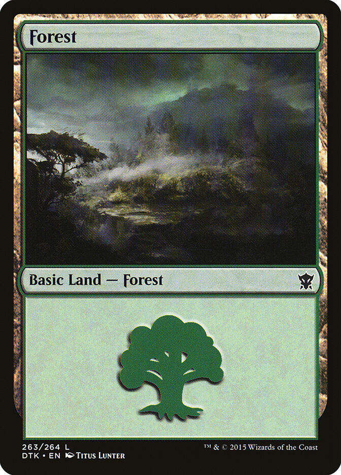 Forest card front