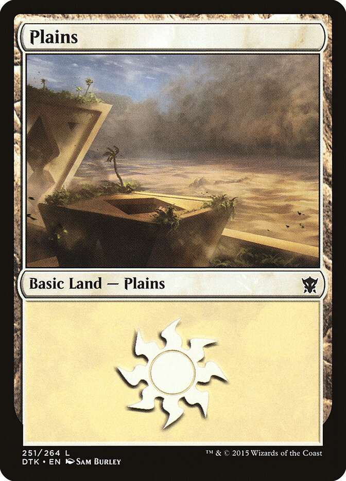 Plains card front