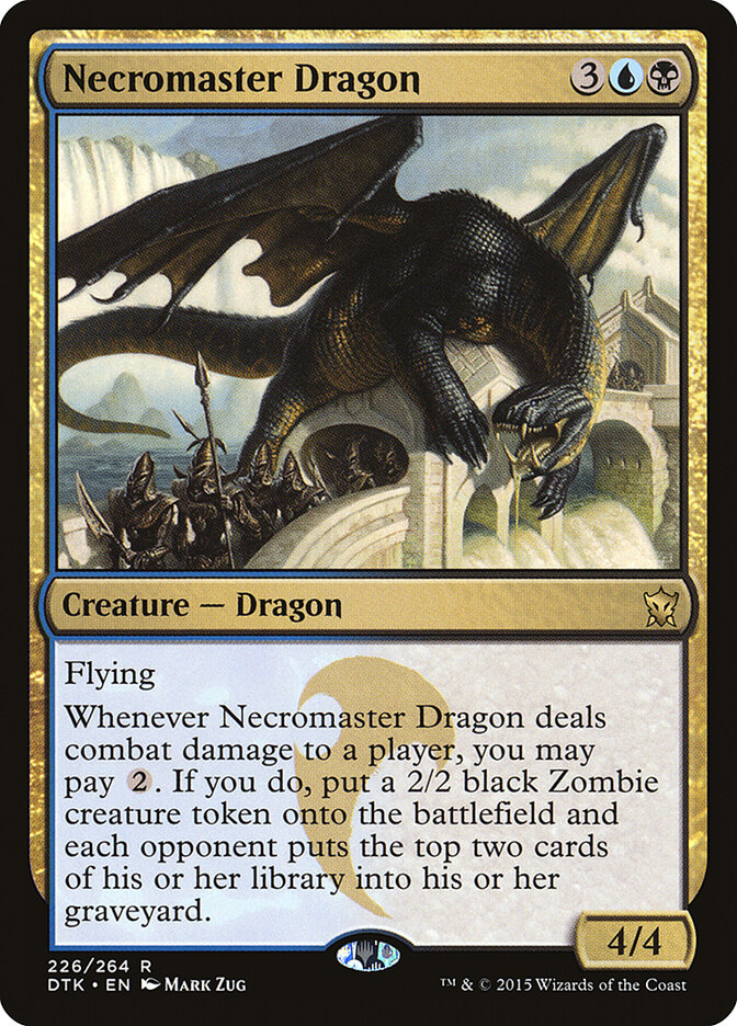 Necromaster Dragon card front
