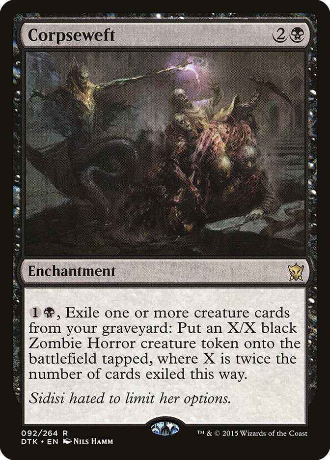 Corpseweft card front