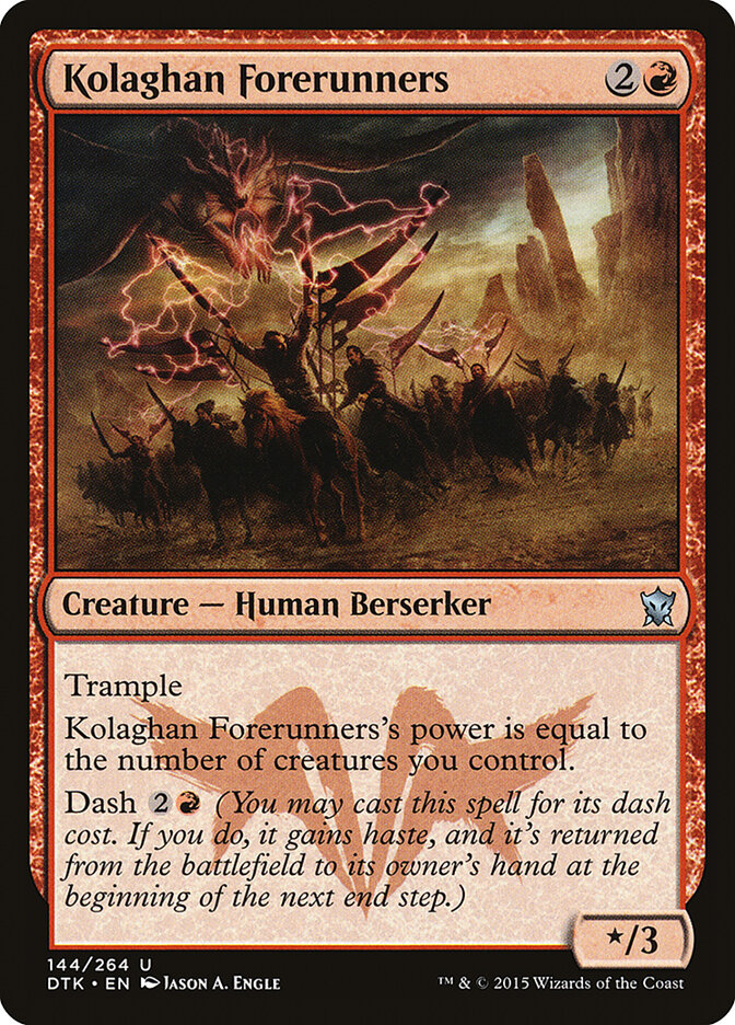Kolaghan Forerunners card front