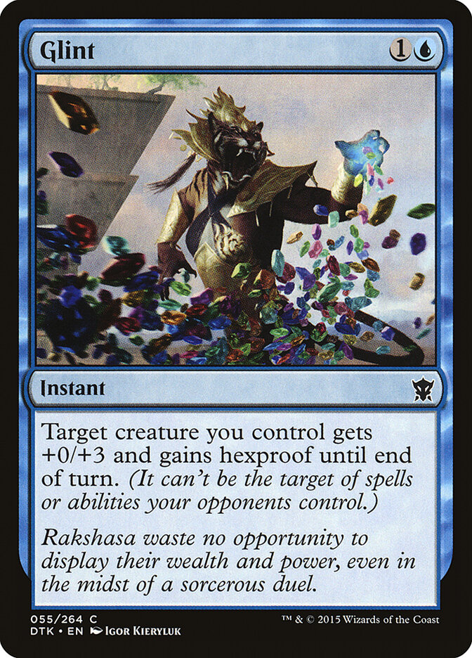 Glint card front