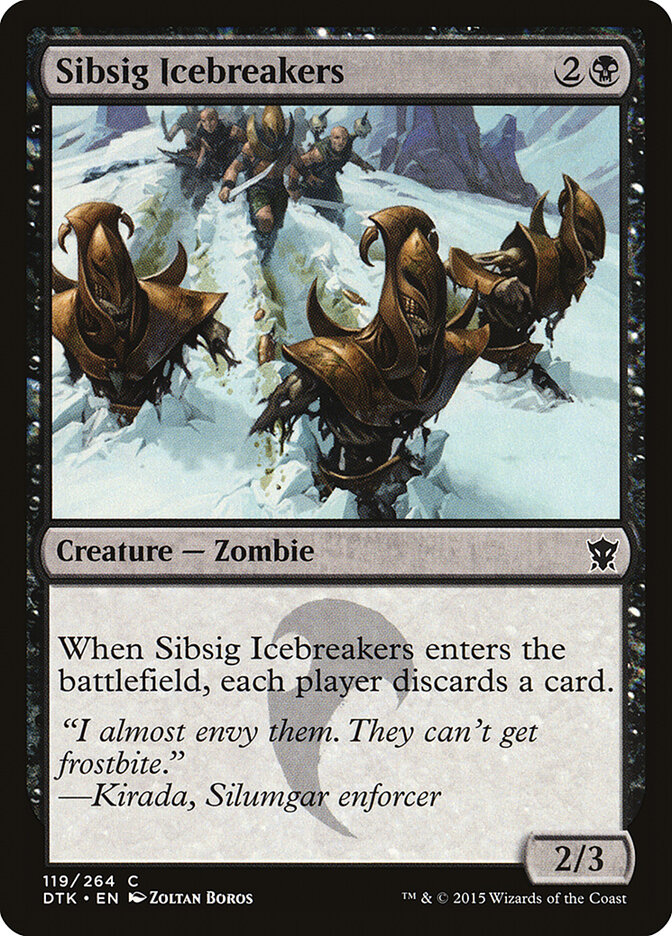 Sibsig Icebreakers card front