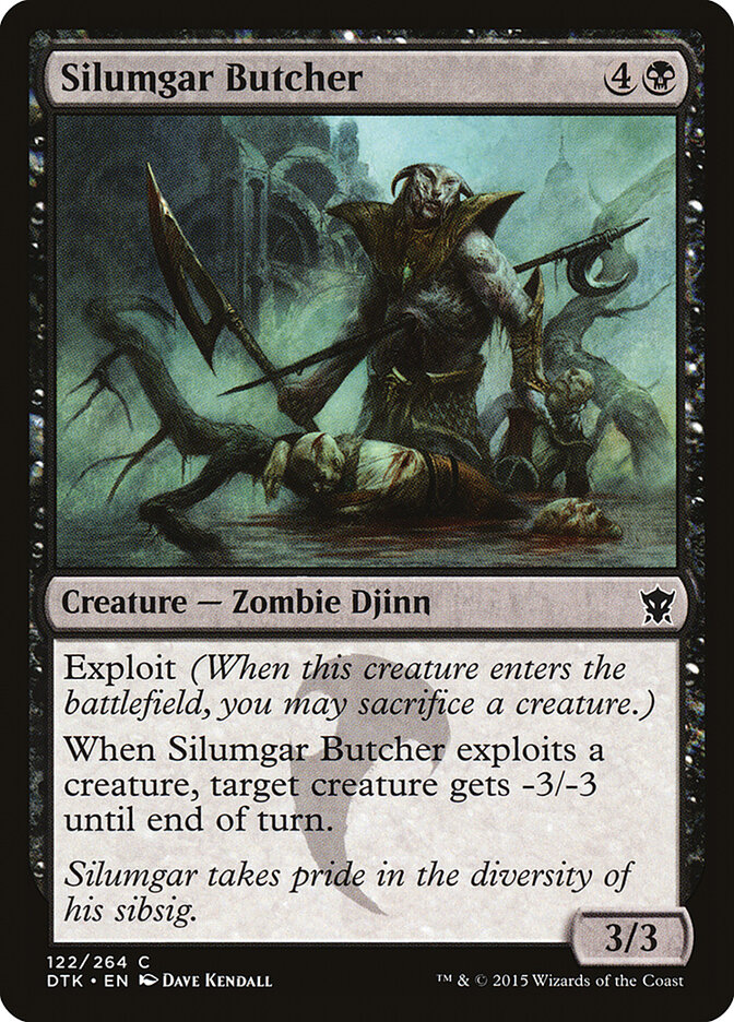 Silumgar Butcher card front