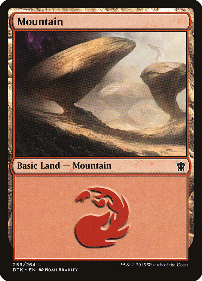 Mountain card front