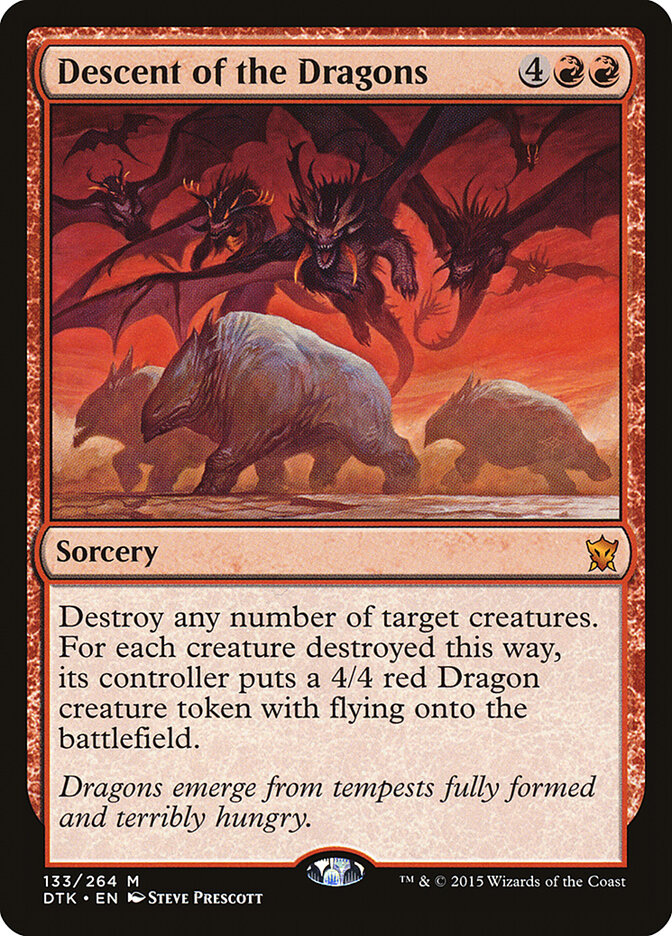 Descent of the Dragons card front