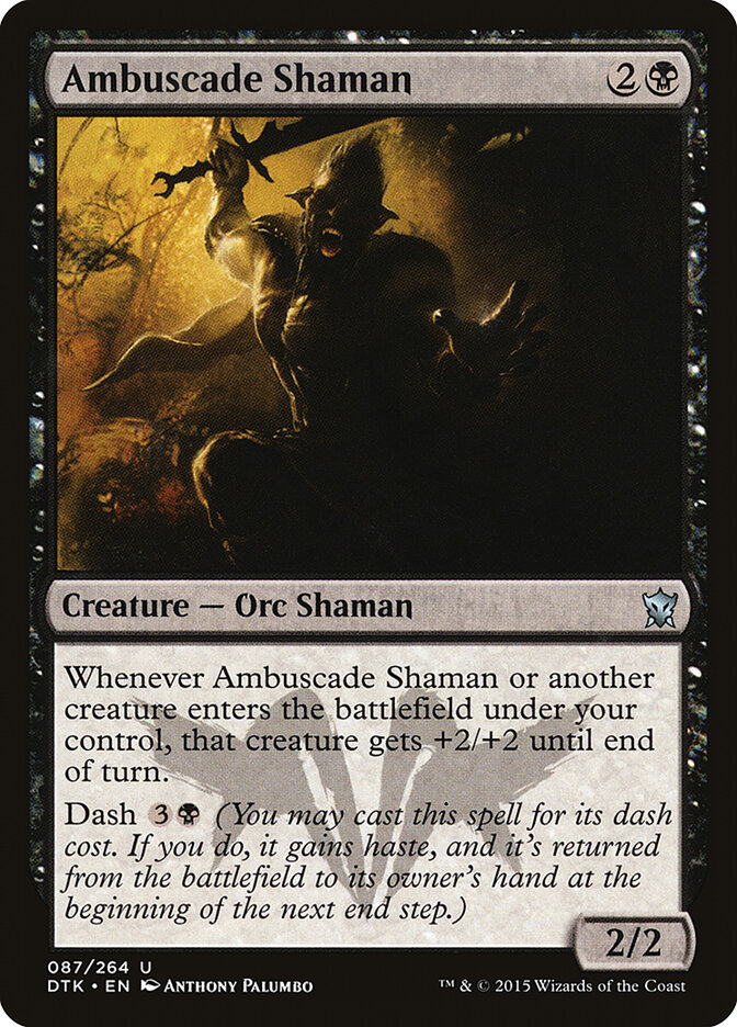 Ambuscade Shaman card front