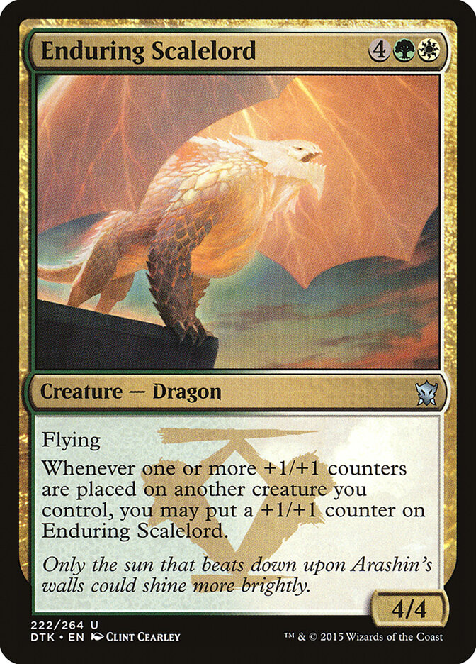 Enduring Scalelord card front
