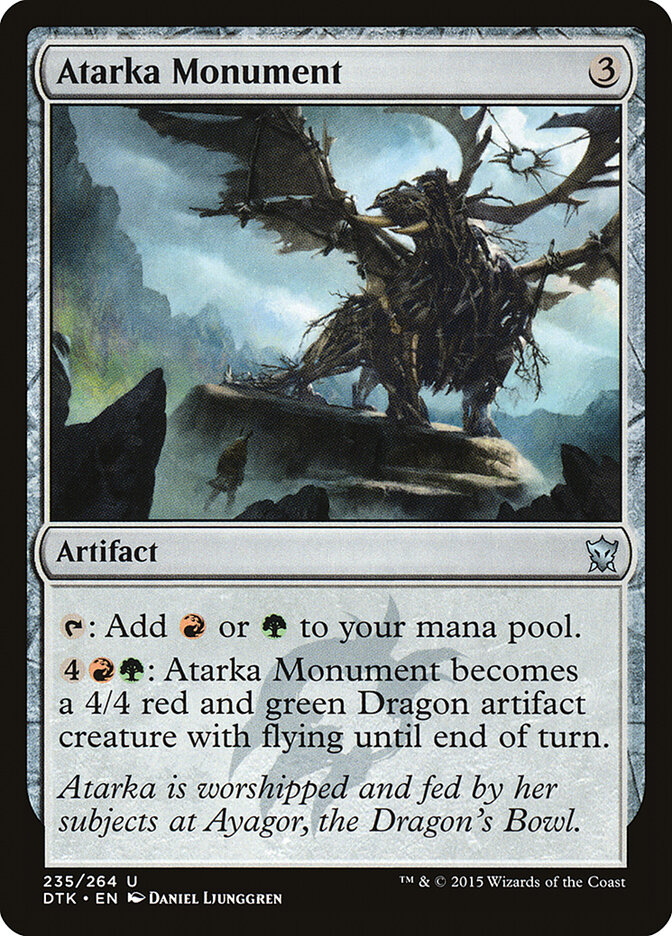 Atarka Monument card front