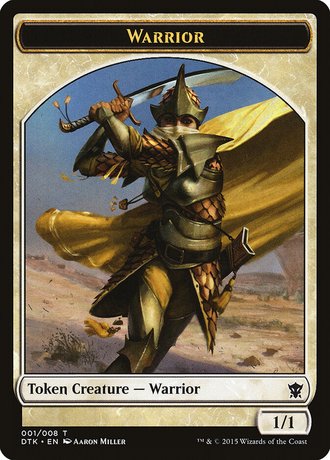 Warrior card front