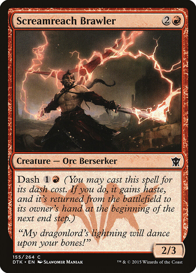 Screamreach Brawler card front