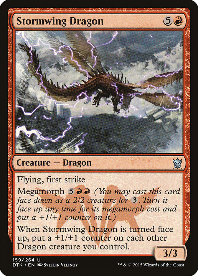 Stormwing Dragon card front