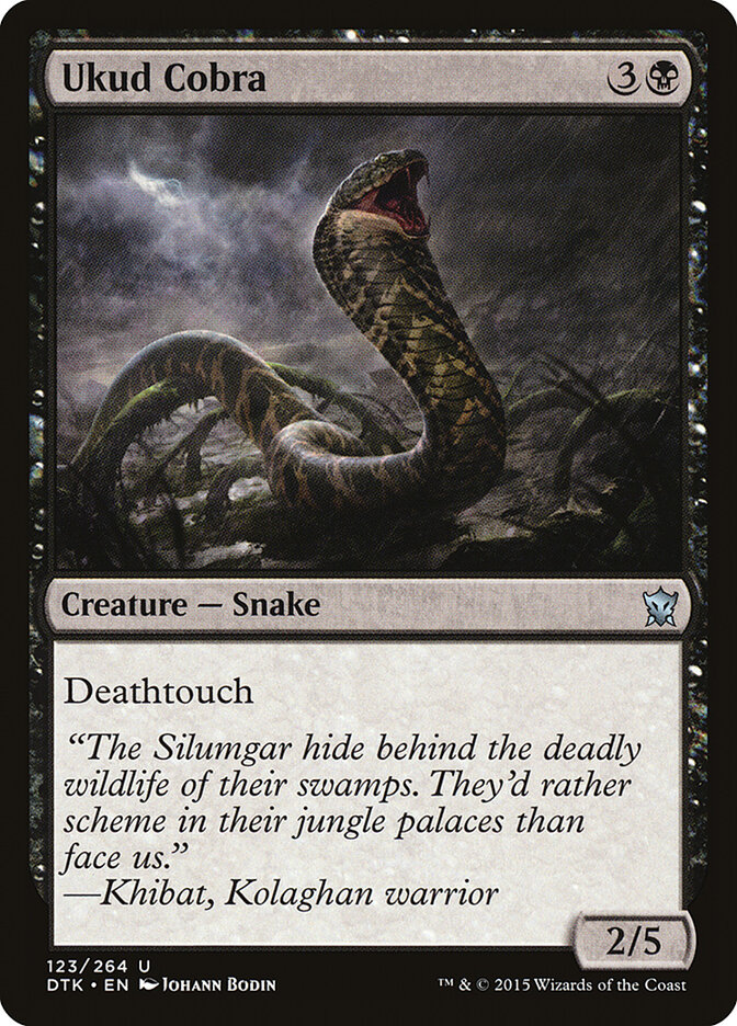 Ukud Cobra card front