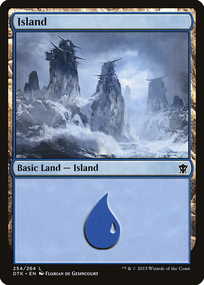 Island card front