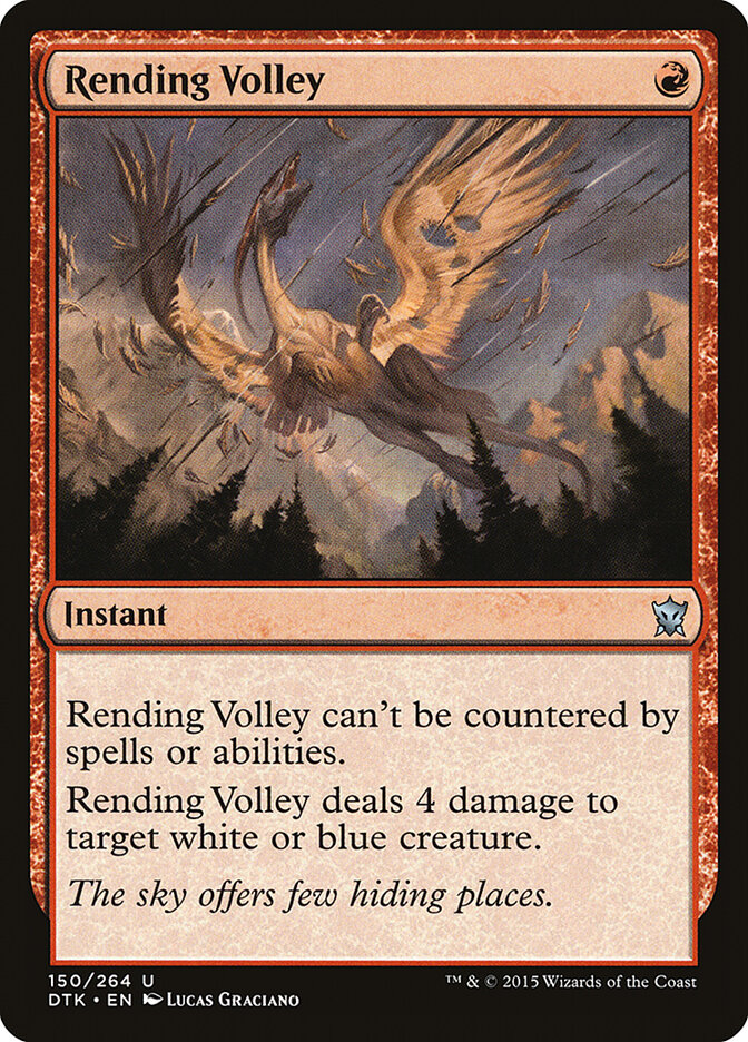 Rending Volley card front