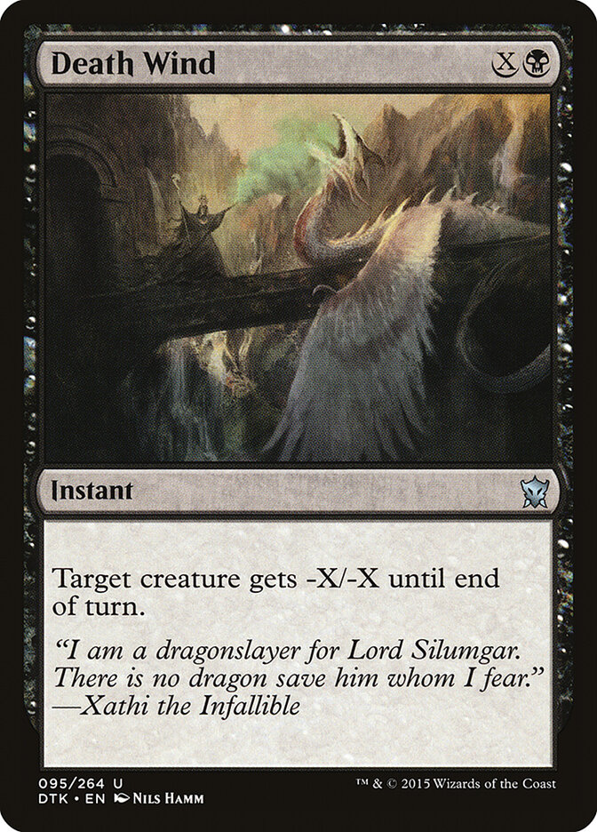 Death Wind card front