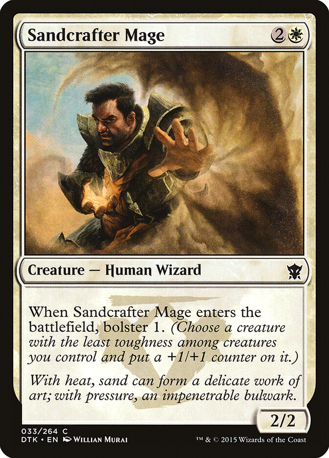 Sandcrafter Mage card front