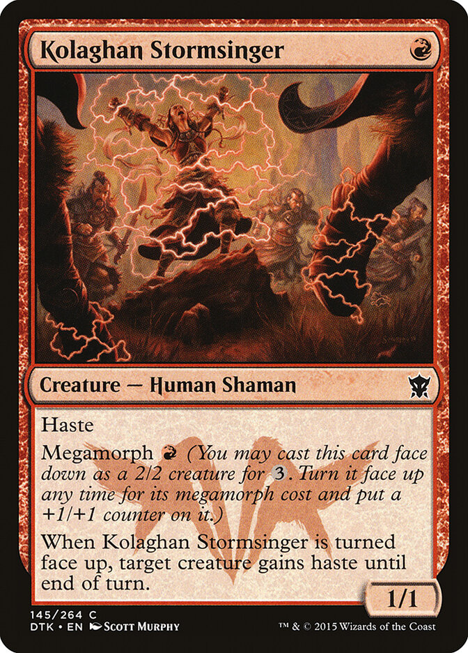 Kolaghan Stormsinger card front