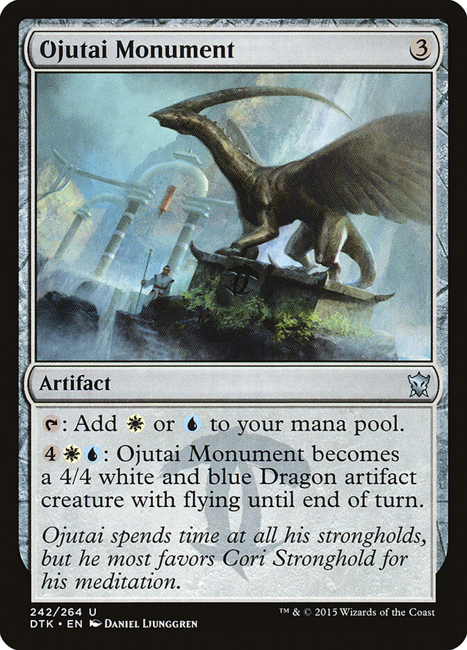 Ojutai Monument card front