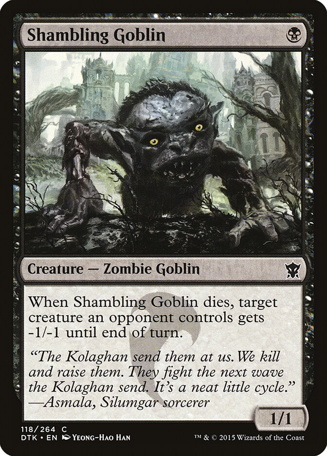 Shambling Goblin card front