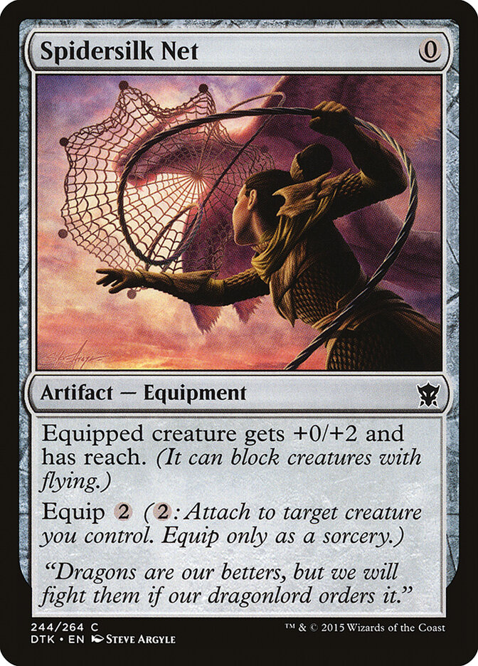 Spidersilk Net card front