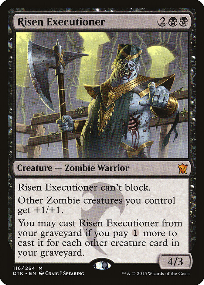 Risen Executioner card front