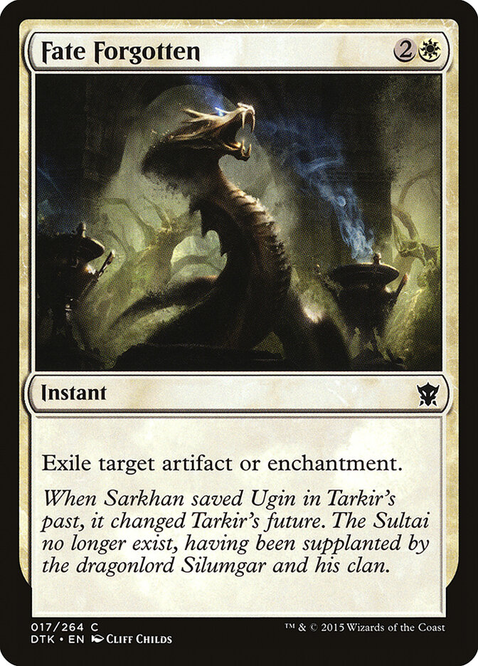 Fate Forgotten card front