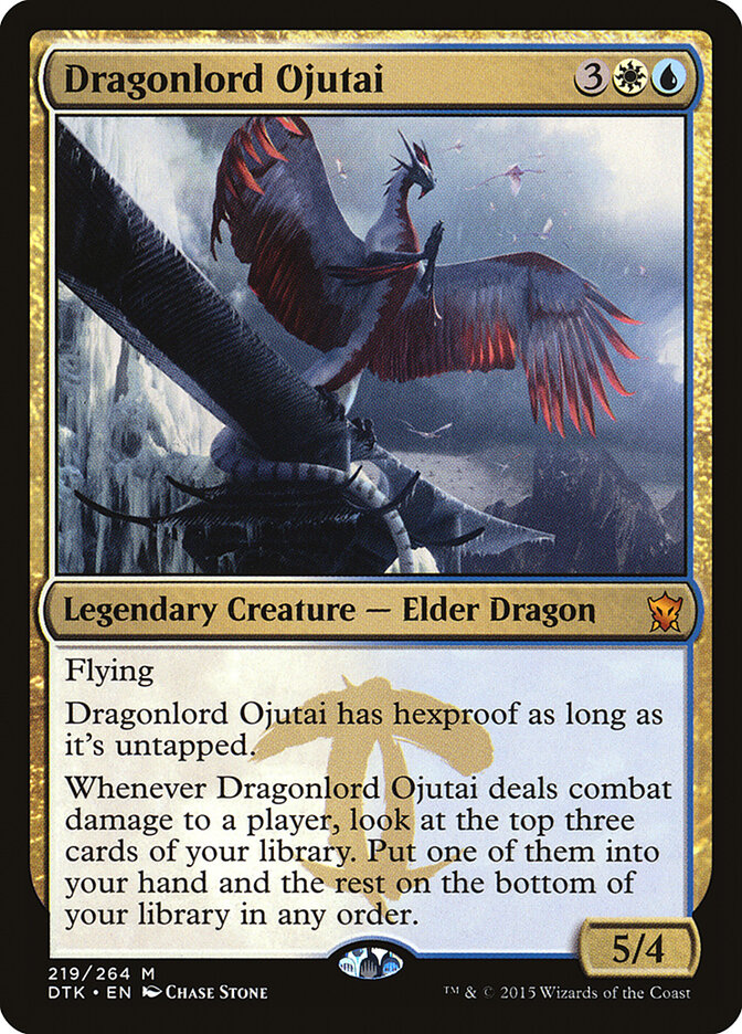 Dragonlord Ojutai card front