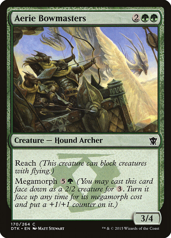 Aerie Bowmasters card front