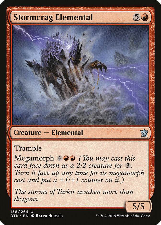 Stormcrag Elemental card front