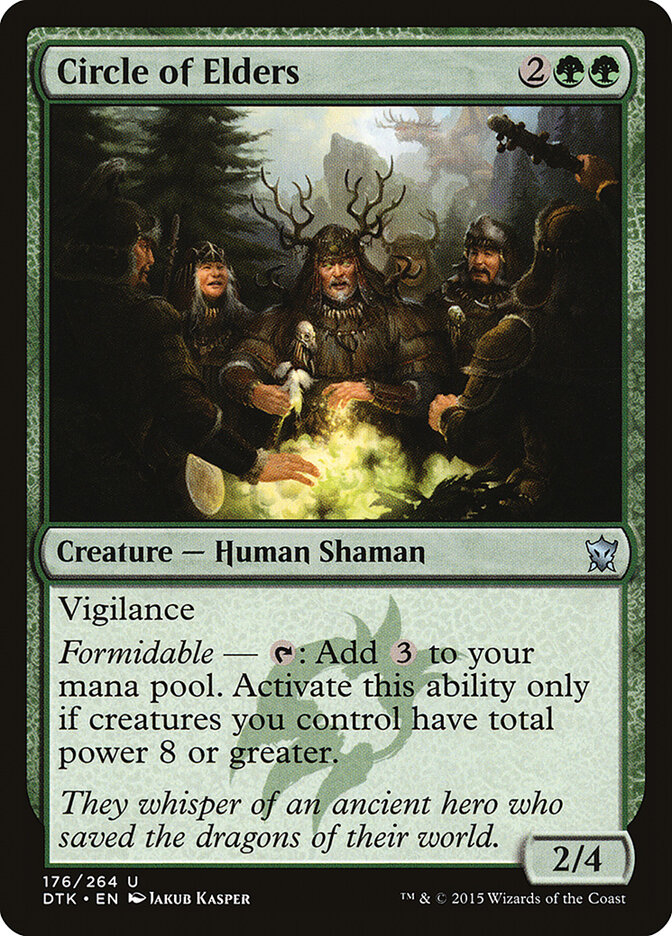 Circle of Elders card front