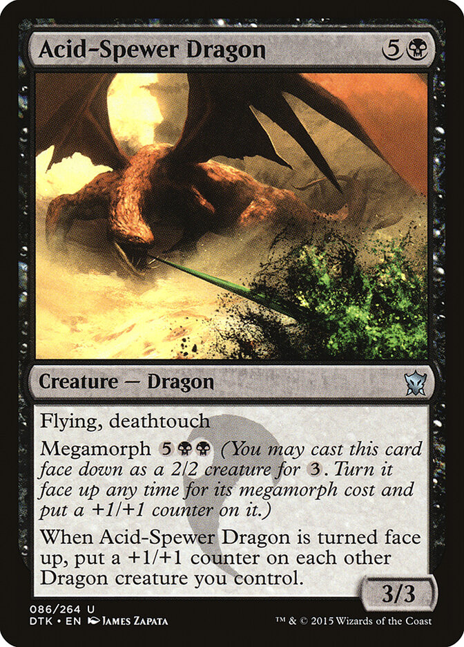 Acid-Spewer Dragon card front