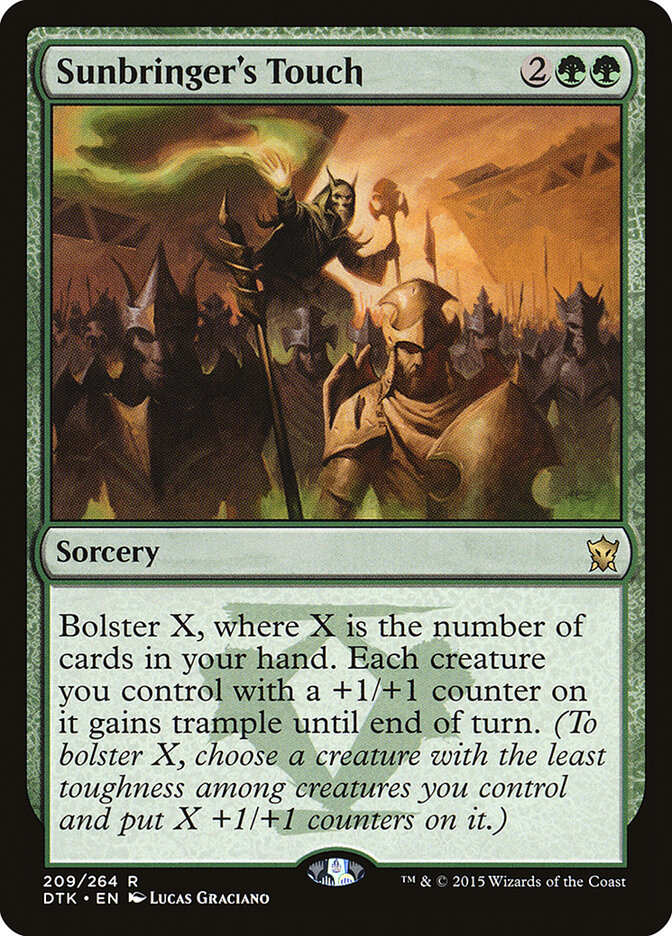 Sunbringer's Touch card front
