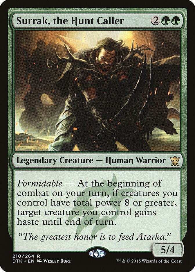 Surrak, the Hunt Caller card front