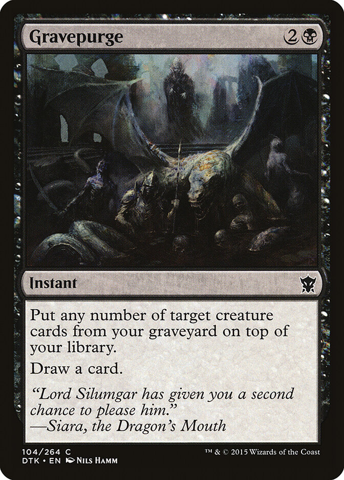 Gravepurge card front
