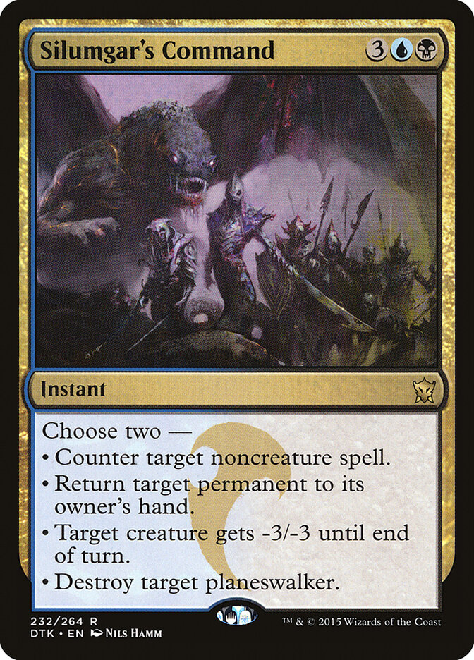 Silumgar's Command card front