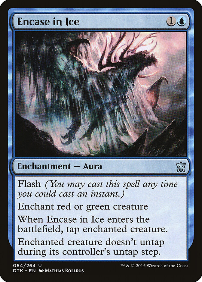 Encase in Ice card front