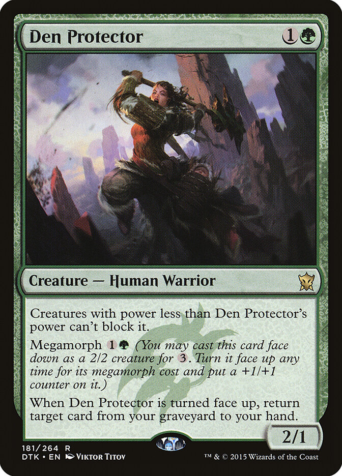 Den Protector card front