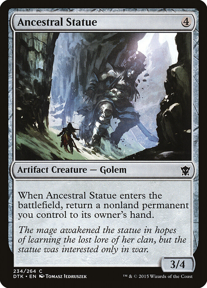 Ancestral Statue card front