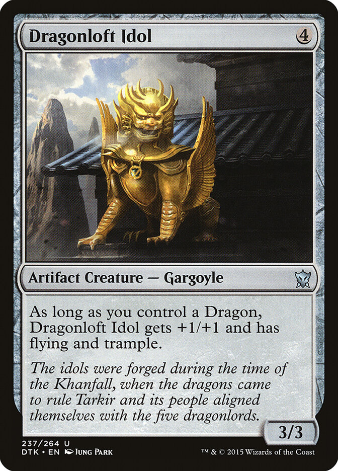 Dragonloft Idol card front