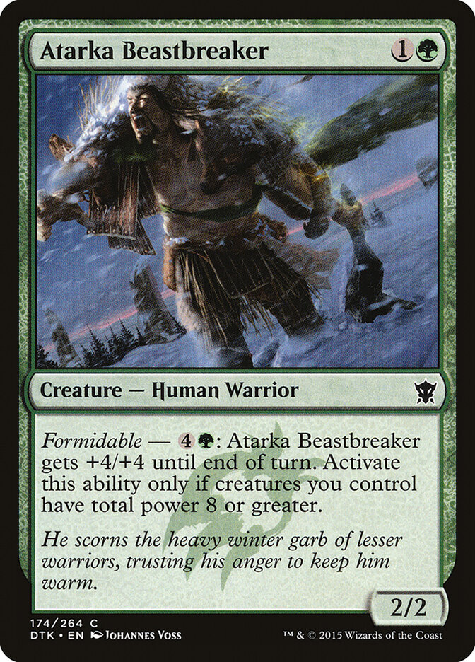 Atarka Beastbreaker card front