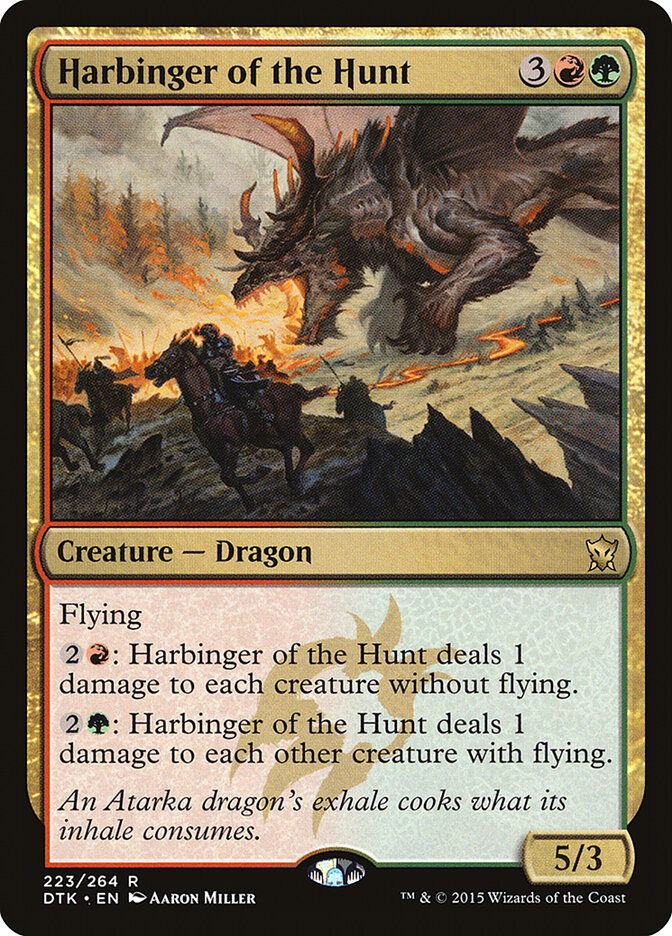 Harbinger of the Hunt card front