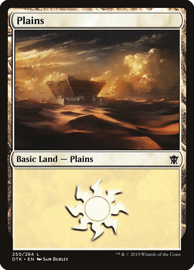 Plains card front