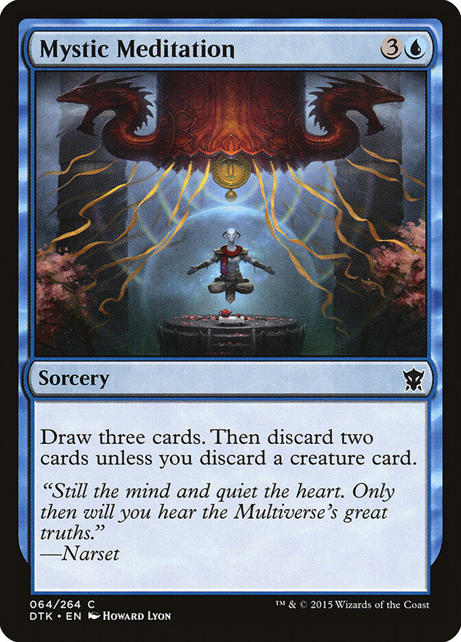 Mystic Meditation card front
