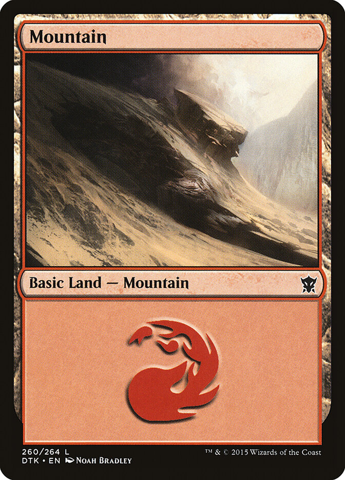 Mountain card front