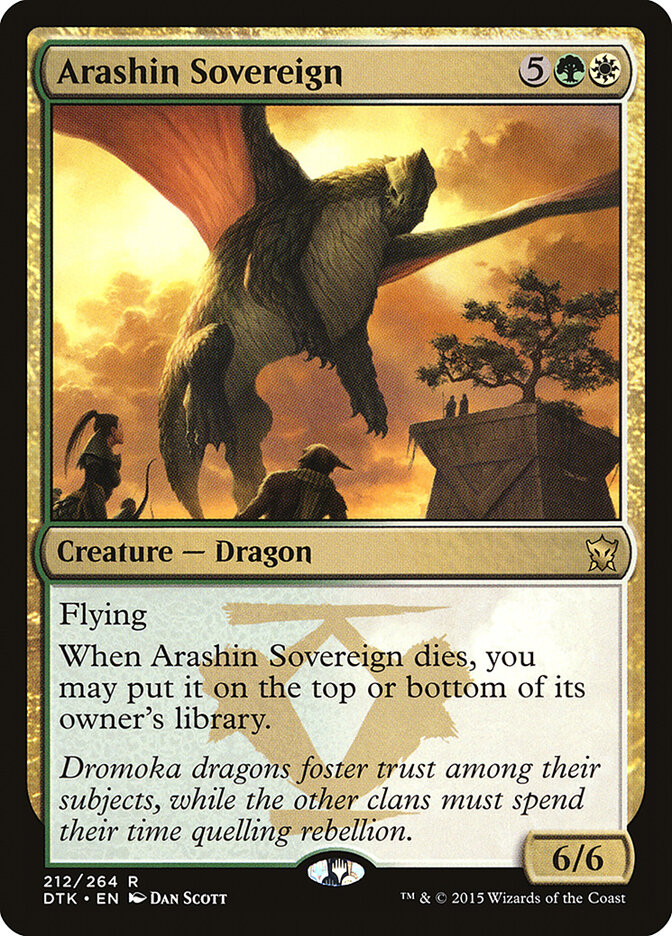 Arashin Sovereign card front