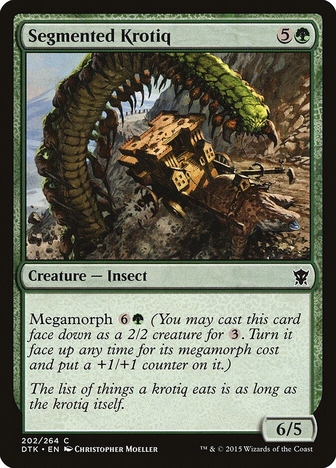 Segmented Krotiq card front